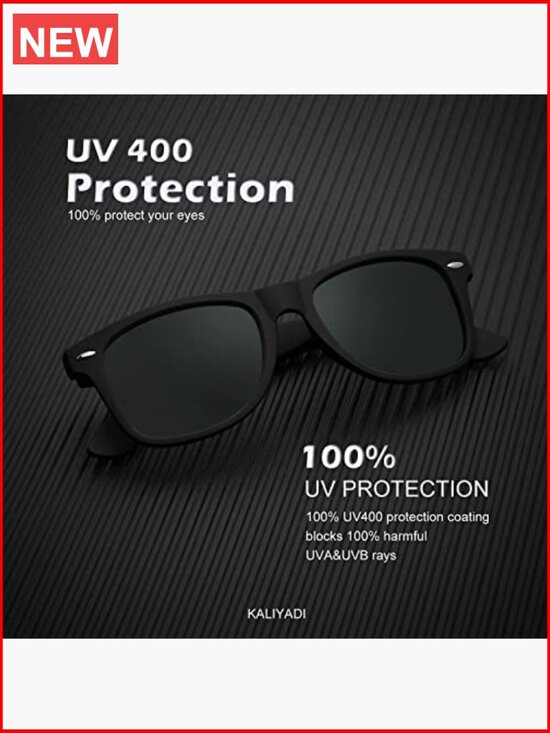 Unisex Polarized Wrap Around Sunglasses for Driving UV Protection 3 Pack main image 7